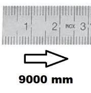 HORIZONTAL FLEXIBLE RULE CLASS II LEFT TO RIGHT 9000 MM SECTION 30x1 MM<BR>REF : RGH96-G29M0E1M0